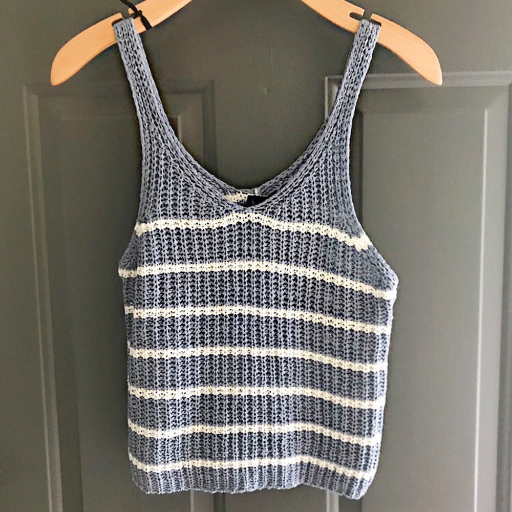 Knit cropped Tank top - Size S